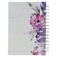 thumbnail image 2 of Christian Art Gifts Journal with Scripture for Women Trust in the Lord Proverbs 3:5 Bible Verse Purple Floral Watercolor 192 Ruled Pages, Large Hardcover Notebook, Wire Bound (Hardcover), 2 of 4