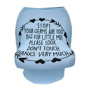 GWAABD Travel Baby Essentials Blue Baby Stretchy Nursing Breastfeeding Cover Multi Use Car seat Canopy Stroller