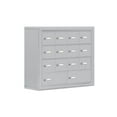 thumbnail image 1 of Salsbury 19048-14ASK D 12 A 2 B Doors S-Mount Keyed Locks Cell Phone Locker In Aluminum, 1 of 1