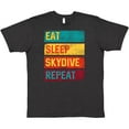 thumbnail image 3 of Inktastic Skydiving Eat Sleep Skydive Repeat T-Shirt, 3 of 5