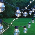 thumbnail image 4 of Bright G50 Bombilla Cadena de Luz Con 40 Bombillas LED CARGA USB Solar Impermeable para decoración Al Aire Libre, 4 of 7