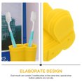 thumbnail image 4 of Botas De Lluvia Soporte Para Cepillos De Dientes Silicona Adorable Multifuncional Con Orificios De Drenaje Soporte Para Cepillos De Dientes Soporte Para Máquina De Afeitar Manual Para Lavabo Baño Advancent HA027275-03, 4 of 6