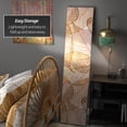 thumbnail image 3 of Red Lantern 6 ft. Tall Ethereal Leaves Room Divider Screen - Freestanding Canvas Panel, 3 of 7