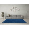 thumbnail image 3 of Ahgly Company Indoor Rectangle Abstract Light Blue Contemporary Area Rugs, 8' x 10', 3 of 4