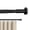 Black, variant on Curtain Rods, Single Curtain Rod for Windows 32 to 120 inch,1 inch Adjustable Matte Black Curtain Rod Easy Installation with Modern Design, Decorative Long Drapery Rods with Brackets