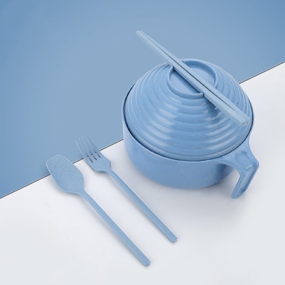 Ramen Bowl With Lid Ramen Bowl Set Ramen Bowl Ramen Bowl With Handle That Apartment Dishwasher ,Bring Chopsticks Spoons Forks Fall Place Mats Indoor Dining Kitchen Mats for Table Dinner Table Set for