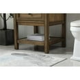 thumbnail image 5 of Elegant Decor Metropolis 24" Aluminum MDF Single Bathroom Vanity in Driftwood, 5 of 8