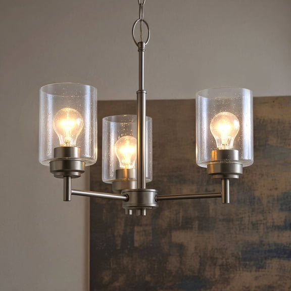 Luxury New Traditional Chandelier, Brushed Nickel, UKC20210