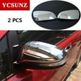 thumbnail image 4 of black-toyota fortuner sw4 2016 side mirror cover parts black mirror trim for Toyota fortuner sw4 SUV 2016+ accessories of fortuner, 4 of 7