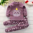 thumbnail image 2 of xaweyi Toddler Baby Boy Outfit Infant Print Sweatshirt Sweatpants 2Pcs Newborn Fall Winter Clothes,Sizes 3-6 Months, 2 of 6