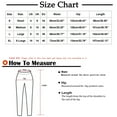 thumbnail image 5 of Patlollav Womens Leggings Yoga Pants Solid Color Casual Pleated Straight Leg Wide Leg Pants Loose Trousers, 5 of 6