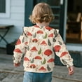 thumbnail image 4 of DISNIMO Mushroom Printed Sweatshirt for Toddler Girl Long Sleeve Pullover Tops Comfy T-Shirts Fall Winter Clothes 1-2 Years, 4 of 7
