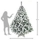 thumbnail image 3 of Árbol de Navidad Naviplastic Aspen color Verde nevado de 220 cm, 3 of 3