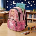 thumbnail image 3 of Kuiaobaty Capybara Floral Print Backpack for Girls 8-10 Strawberry Print Bookbags with Side Pockets Large Capacity School Backpack for Primary School, Pink, 3 of 7