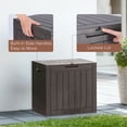 thumbnail image 7 of Gianna 31 Gallon Resin Deck Box, Waterproof UV Resistant Outdoor Storage Box for Garden, Indoor, 7 of 7