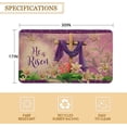 thumbnail image 3 of He is Risen Door Mat 30 X 17 Inch Easter Egg Floral Doormat Indoor Outdoor Entrance Floor Rug Non Slip Spring Easter Decor Low Profile Welcome Mats, 3 of 6
