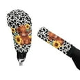 thumbnail image 4 of Renewold Cute Highland Cattle Cow Print Car Handbrake Gear Shift Knob Cover 2 PCS Set Universal Fit for Most Vehicles Car Decor Accessories, 4 of 7