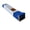 blue, variant on Unfold Yoga Strap – Strong, Durable Cotton Webbing With Adjustable Buckle For Yoga - Black
