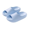 thumbnail image 3 of Wxirdiow Girl Slippers Cloud Slides for Kids Shower Slippers Bathroom Pool Sandals Boys Girls Comfy Thick Sole Slippers Summer Non-Slip Beach Shoes Blue Size,13, 3 of 5