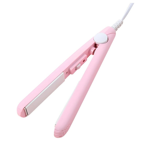 HIBIBUD Mini Hair Curler, Mini Hair Curler For Short Hair, 2 In 1 Mini Curler And Hair Straightener, Mini Curling Iron 1/2 Inch Barrel Short Hair