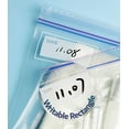 thumbnail image 5 of - Gallon Zip Storage Bags, 200 Count, Double Zipper Seal, Easy Grip Open Tabs, Write-On Space, BPA-Free & Heavy Duty, Microwave Safe, Non-StandUp, 5 of 5
