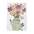 thumbnail image 2 of NIQUEA.D, Vase With Flowers And Kitty Birthday Card, 2 of 4
