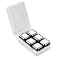 thumbnail image 2 of Pub vino enfriando piedras de enfriamiento bebidas de acero inoxidable cubitos de hielo fiesta de cumpleaños rock bartender accesorios suministros para el hogar 6pcs cubos Scienceny HA011774-04, 2 of 7