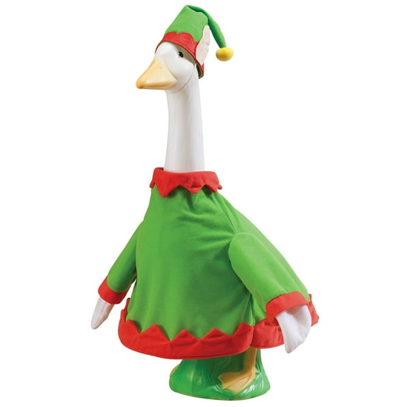 Gaggleville Elf Goose Outfit, Fits Large 23" H Statue, by Miles Kimball