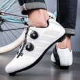 thumbnail image 1 of QJUHUNG Professional Men‘s Cycling Shoes - SPD Cleat Compatible  Breathable  Rotary Buckle for Mountain Bike Racing & Outdoor All Seasons, 1 of 6