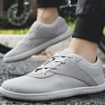 thumbnail image 3 of Mens Wide Toe Zero Drop Barefoot Fashion Sneakers Walking Shoes Comfortable Casual Driving Running Flats, 3 of 7