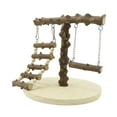 thumbnail image 3 of Bird Parrots Playground Bird Toys Wooden Interactive Parrot Climb Ladders Hanging Swing Toy  Parrot Cage Accessories for Budgie Lovebirds Macaws, 3 of 10