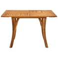 thumbnail image 2 of vidaXL 5 Piece Garden Dining Set Brown, 2 of 5