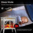 thumbnail image 6 of Electric Fireplace Heater 25" with Remote Control,Fireplace Stove Decor with Different Flame Effects and Log Set for Indoor,5 Adjustable Brightness and Heating Mode,Overheating Safe Design - Beige, 6 of 8