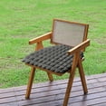 thumbnail image 5 of Thick Seat Cushion with Velvet Cover - 2 Inch Support for Office Chair, Home Desk, Dormitory - Warming Soft Pad for Prolonged Sitting, Machine Washable, 5 of 5