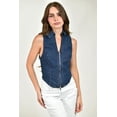 thumbnail image 4 of Blusa denim rayado Roman Fashion /Juvenil, 301 (Mezclilla dark) azul oscuro CH, 4 of 6