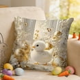 thumbnail image 5 of Djunllk Pillow Covers 18x18, Spring & Easter Cozy & Breathable Holiday Home Farmhouses Decorative Pillowcases, 5 of 6