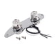 thumbnail image 1 of GE217 Wired Loaded Prewired Control Plate Harness Switch Knobs for TL Guitar Parts (Silver), 1 of 2