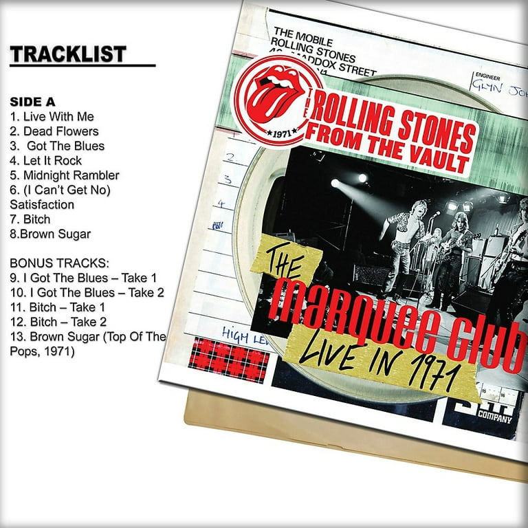 The Rolling Stones - From The Vault - The Marquee Club Live In 1971  [LP/DVD] - Vinyl (Includes DVD)