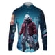 thumbnail image 4 of Camisas de manga larga con estampado 3D de antropomorfismo animal para hombre y mujer, camisas casuales de moda con solapas abotonadas, ropa unisex de gran tamaño, 4 of 5