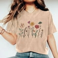 thumbnail image 2 of CHUMUD Women Funny Mom T Shirt Floral Shirt Mom Life Tee Happy Mama Shirt Flower Mom Shirt Mothers Day Tee Tops, 2 of 7