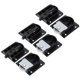 thumbnail image 1 of Cabinet Sliding Door Pulley Silent Durable Wear-resistant Stable Safe Buffer Limiter 6pcs, 1 of 3