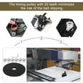 Printer Belt Wheel Kit Small Toothed Belts 2 Sets 3d Replace