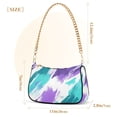 thumbnail image 3 of FORMRS Womens Shoulder Bag with Chain Strap Clutch Purse Cute Tote Handbag, Green Drawing, 3 of 7