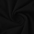 thumbnail image 5 of asdoklhq Dresses for Women Prom Dresses Women's Short-sleeved Elastic Waist Ruched Dress Black 2X, 5 of 5