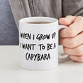 thumbnail image 4 of CafePress - Grow Up Capybara Mug - 11 oz Ceramic Mug - Novelty Coffee Tea Cup, 4 of 4