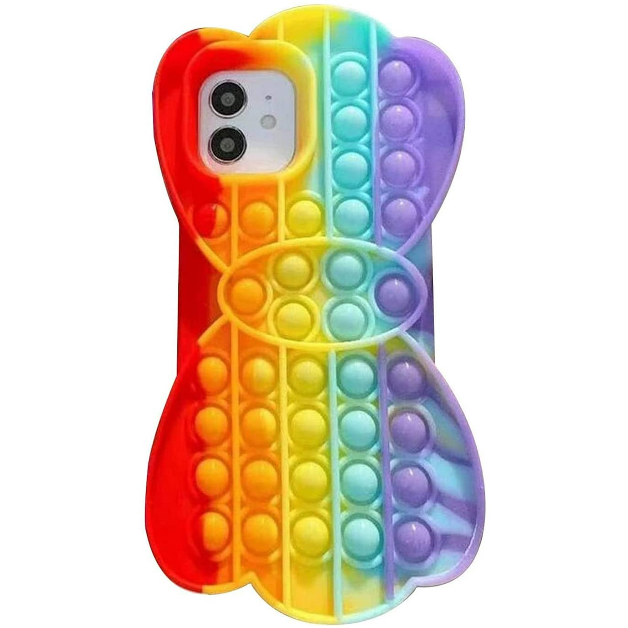 Pop Its Phone Case For Iphone 7 8 Xr 11 Push Pop Bubble Fidget Toys Gift For Women Men Mobile Phone Protective Shell Walmart Canada