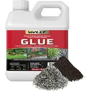 Vivlly Mulch and Bark, Stone, Gravel, Small Pebble Binder Glue!  32 oz - 0.94ltrs - 0.25 Gallon - Fast-Dry Ready to Use Resin for Spray - Strong Landscape Maintenance - High Strength Stabilizer Lock
