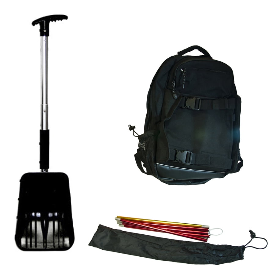 SPI OffTrail Snowmobile Kit Back Pack Avalanche Probe Shovel