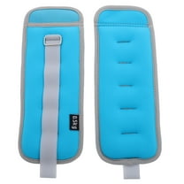 unbranded 2 Pcs Small Sandbag Weights Weighted Bracelet Mini Hole Punch Bracelets Fitness Men Women Sky-blue