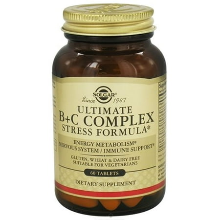 Solgar Ultimate B+C Complex Tablets, 60 Ct